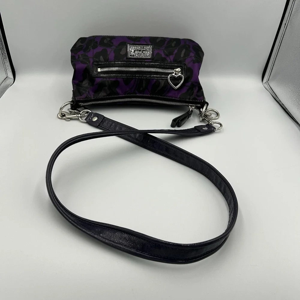 Coach Daisy‎ Ocelot Purple Demi Hobo # H1281-F20024